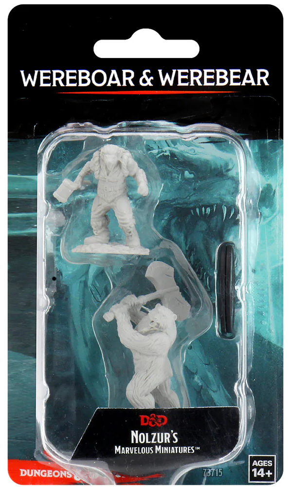 Dungeons & Dragons: Nolzurs Marvelous Miniatures: Wereboar & Werebear 73715 (966w102623)